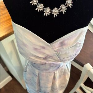 Badgley Mischka size 4 strapless dress.